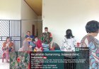 Wujudkan Balita Sehat, Babinsa kodim Mamasa Dampingi Pelaksanaan Posyandu Di Desa Binaan