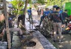 TNI, DLHK dan Warga Kolaborasi Bersihkan Drainase di Pekkabata