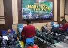 Korem 142/Tatag Gelar Bhakti Kesehatan: Donor Darah dan Pengobatan Gratis Sambut Hari Juang TNI AD 2025