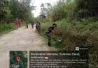 Kompak dan Peduli, Babinsa kodim Mamasa dan Warga Bersihkan Jalan