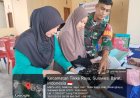 Babinsa Hadir di Garda Terdepan Kesehatan Desa, Posyandu Manggis Makmur Jaya Disambut Antusias Warga