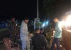 Jaga Keamanan Lingkungan, Babinsa Polewali Laksanakan Patroli Malam