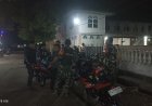Cegah Gangguan Kamtibmas, Koramil Campalagian Intensifkan Patroli Malam