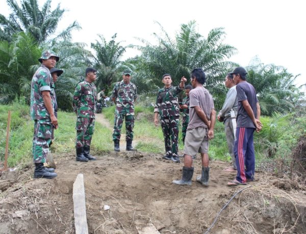Kodim 1427/Pasangkayu Turun Langsung Tinjau Lokasi Jembatan, Tegaskan Komitmen Akses Masyarakat